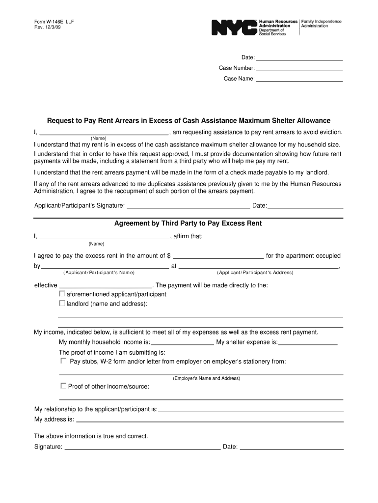 W146e Form 2009-2025